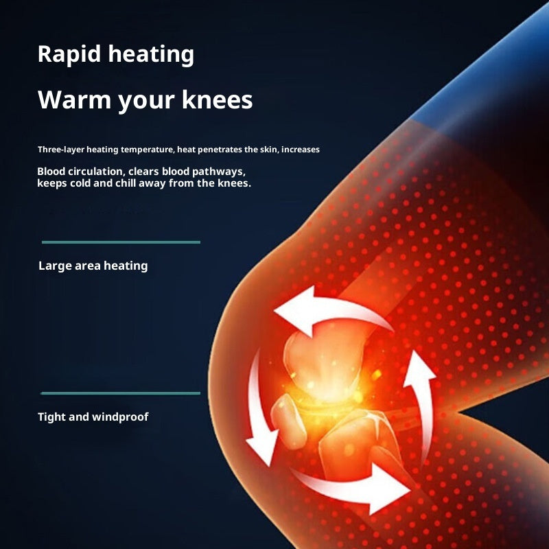 Smart Electric Heating Knee Massager With Infrared Constant Temperature Heat Therapy For Legs