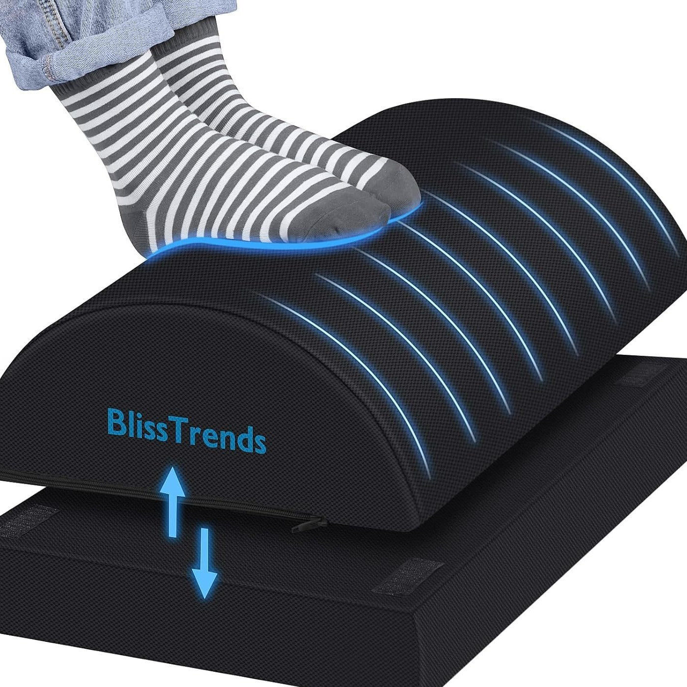 Adjustable Memory Foam Foot Rest Pad Leg Pillow